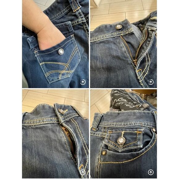 Inc international concepts curvy fit boot leg jeans womens sz 6 dark Wash denim - Picture 11 of 11